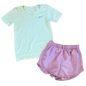 Lot of 2 Nike Women's Sz XS Dri-FIT Running Shorts And T-Shirt, Briefs, Athletic